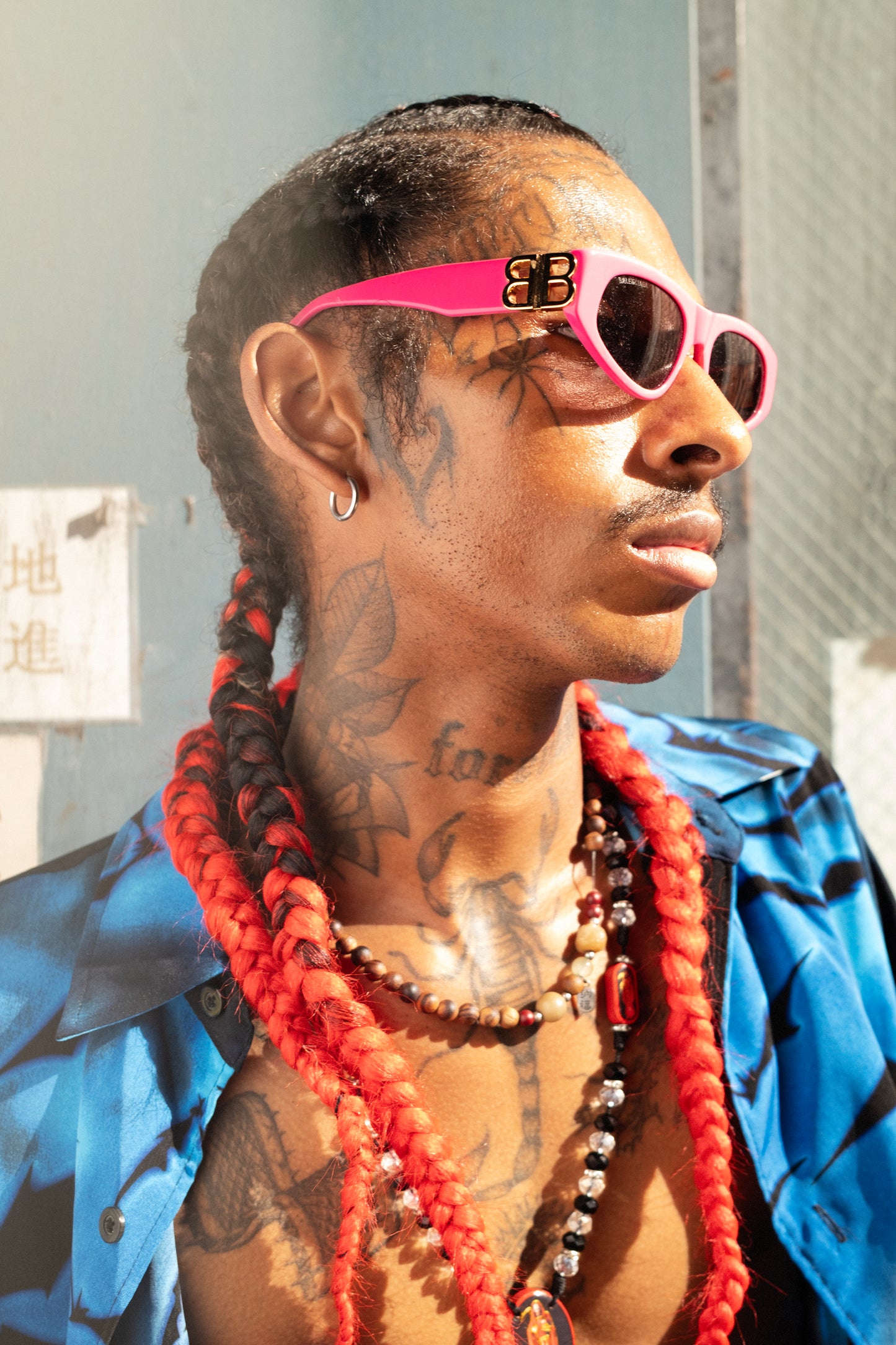 BALENCIAGA Barbie pink sunglasses