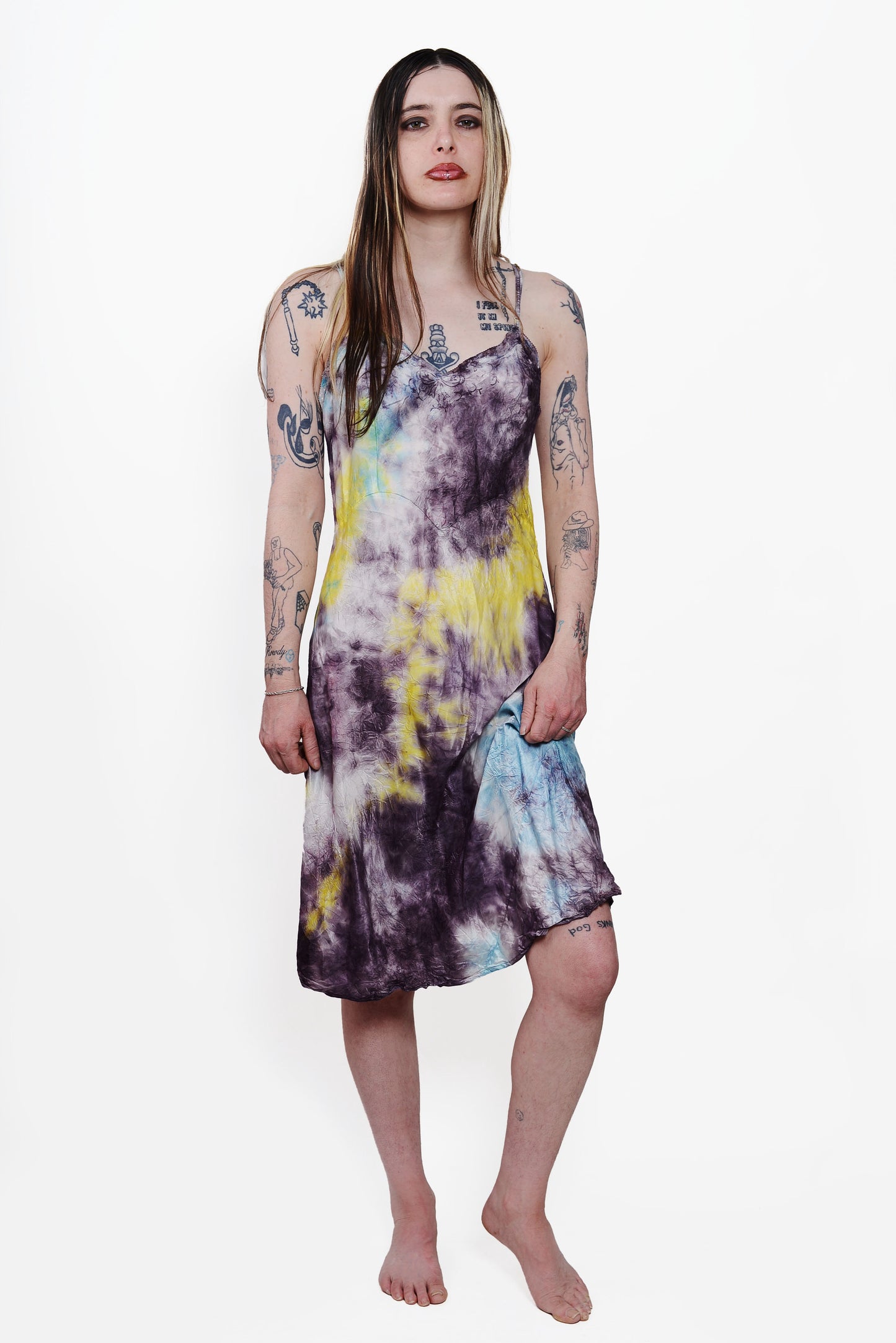 Custom vintage tie die slip