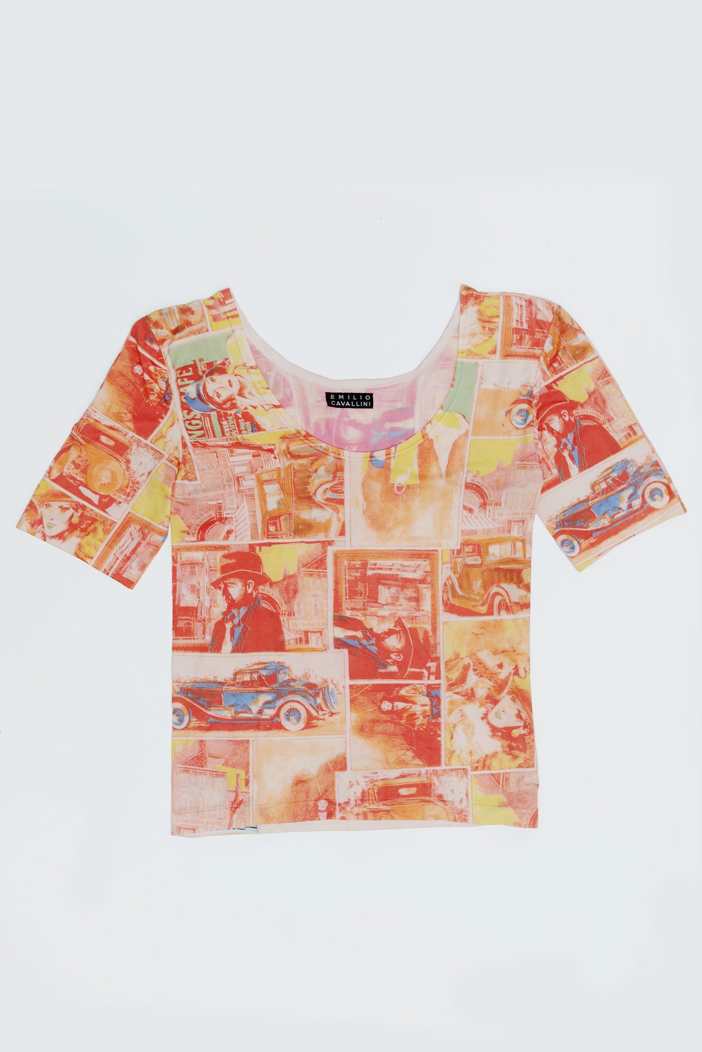 Emilio Cavallini mesh t-shirt