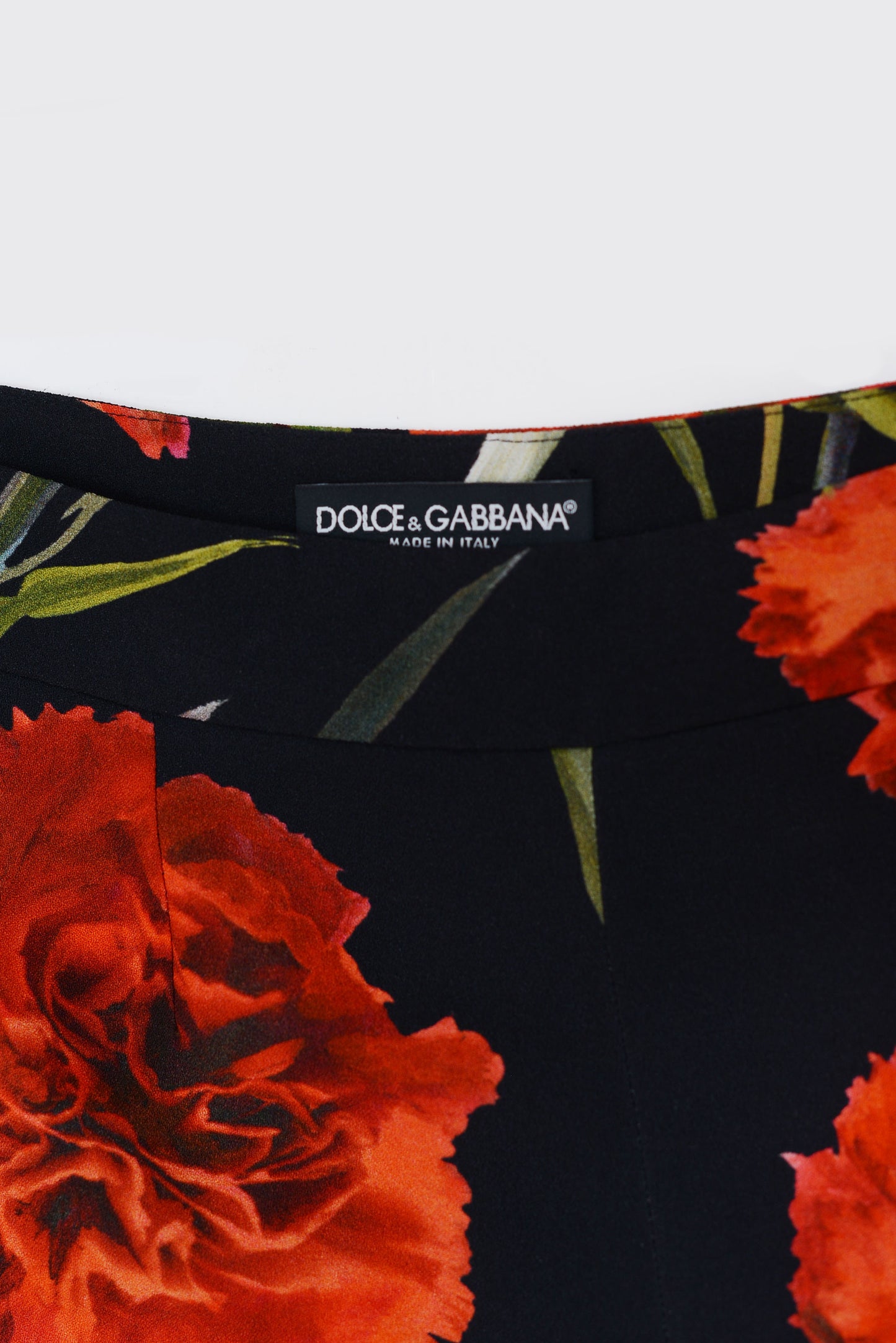 Dolce&Gabbana floral, slim leg pants