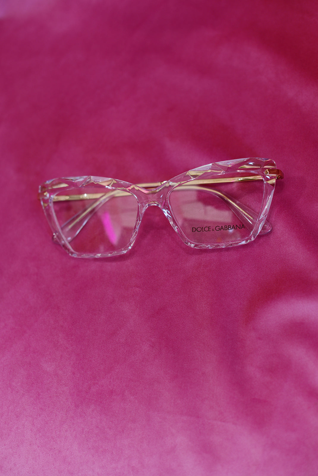 DOLCE & GABBANA crystal frames glasses