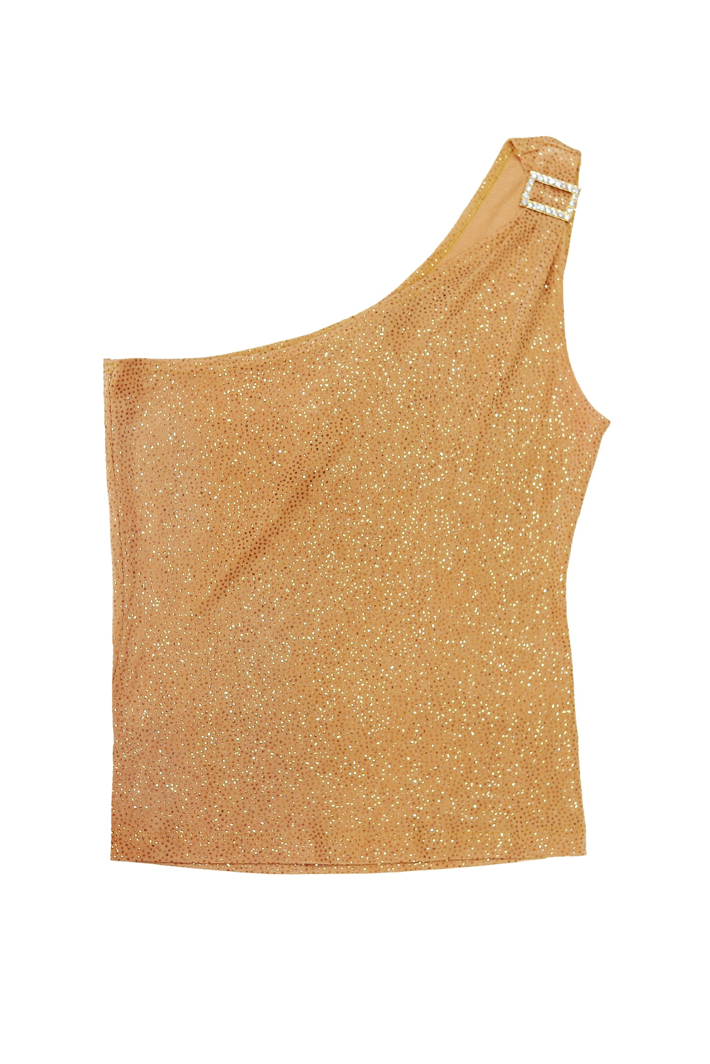 Y2K asymmetric top with buckle