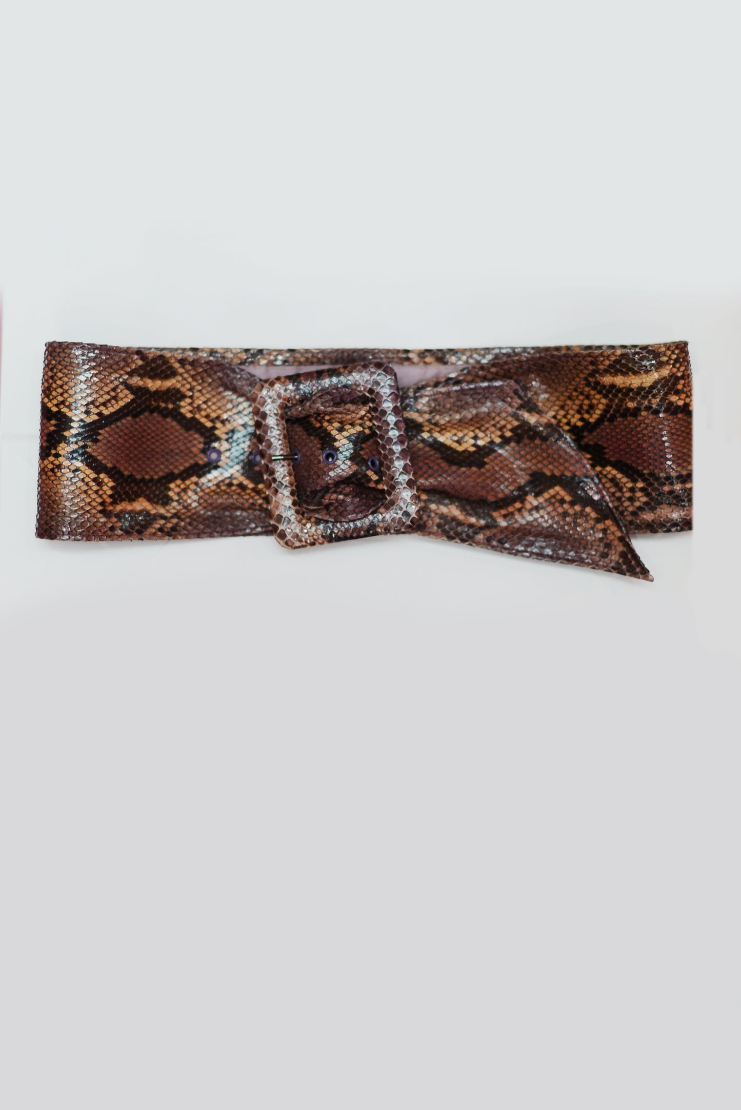 Awesome vintage belt made from genuine snake