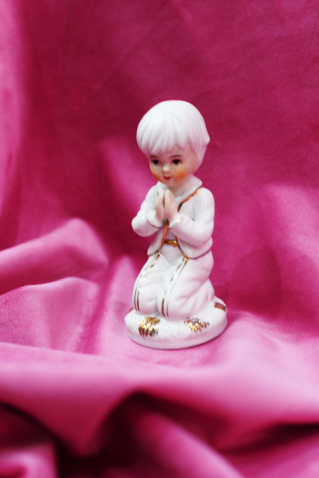 Praying boy