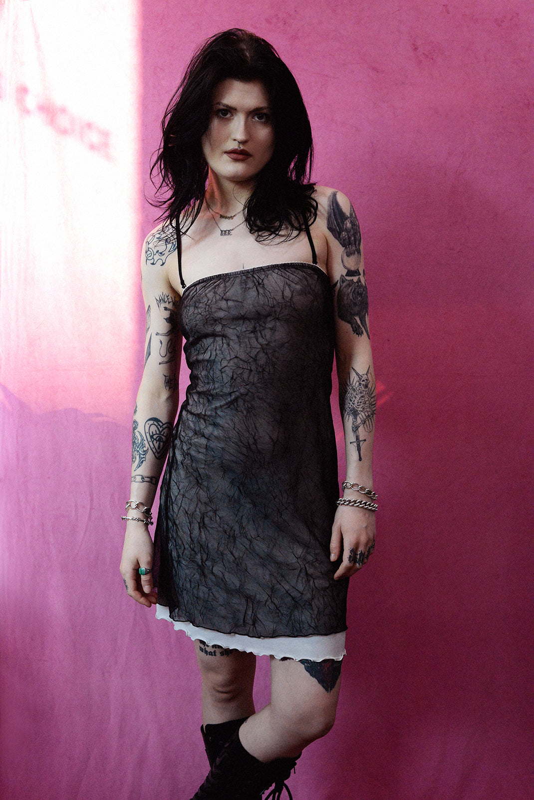 GUESS Y2K mesh dress