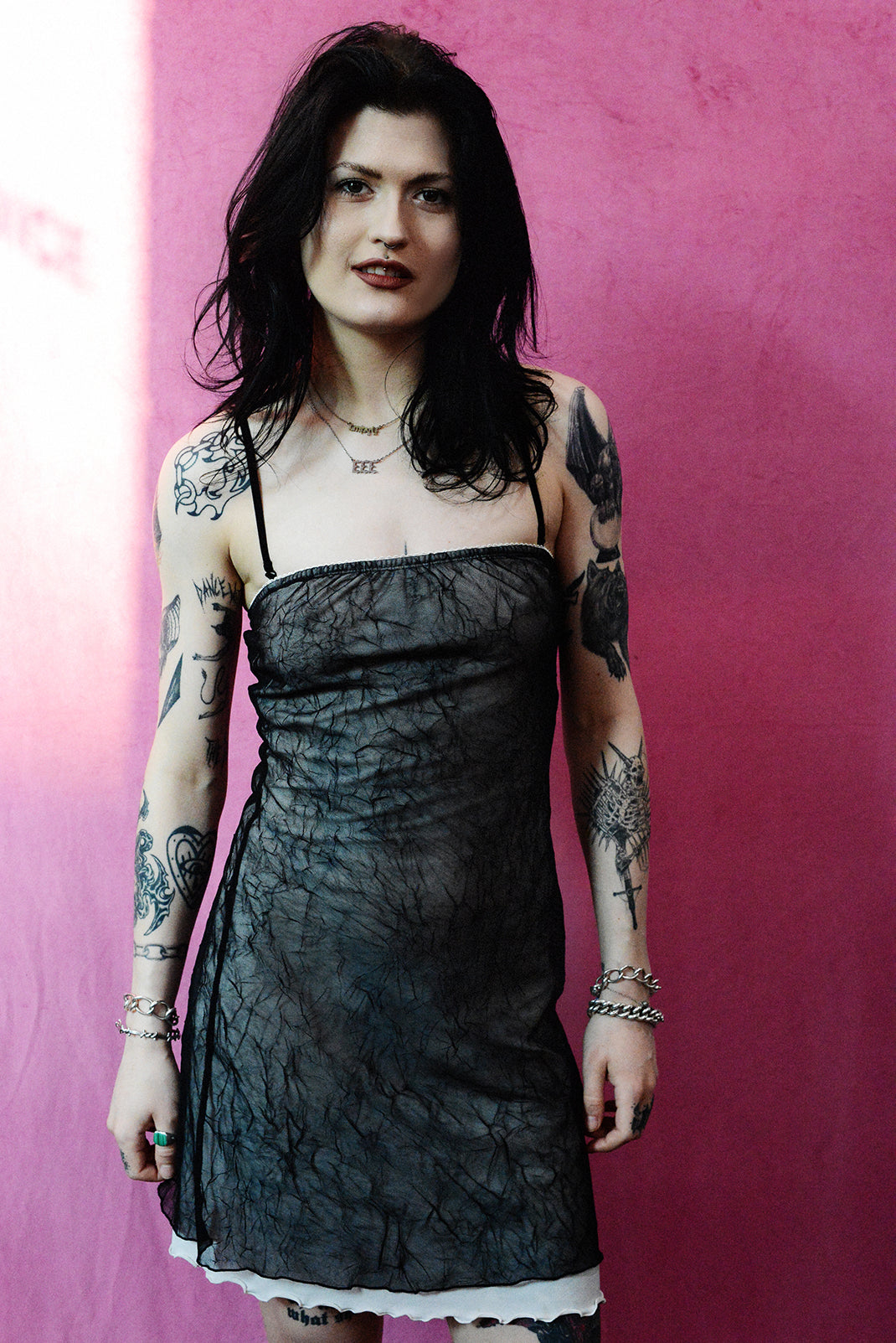 GUESS Y2K mesh dress