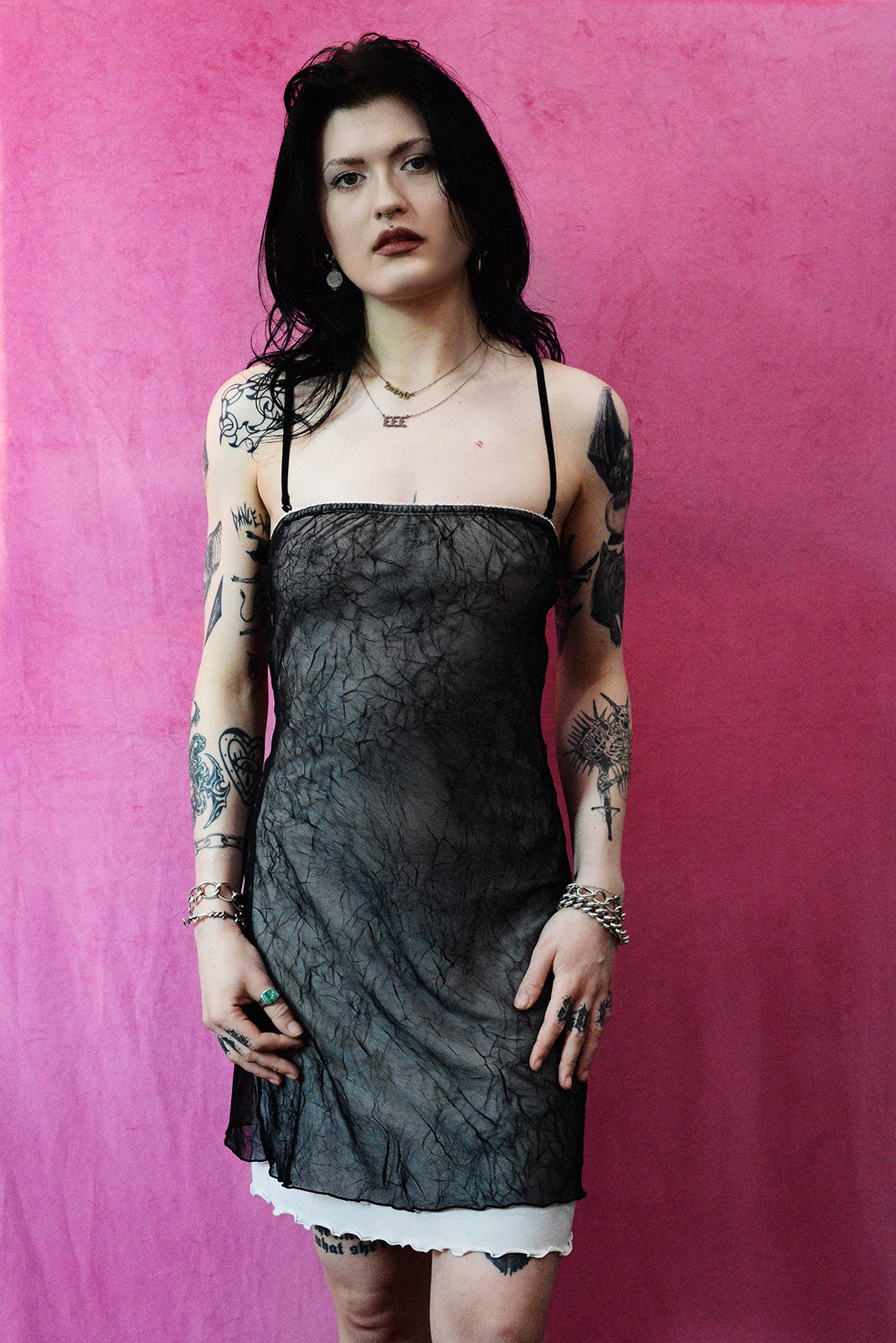 GUESS Y2K mesh dress