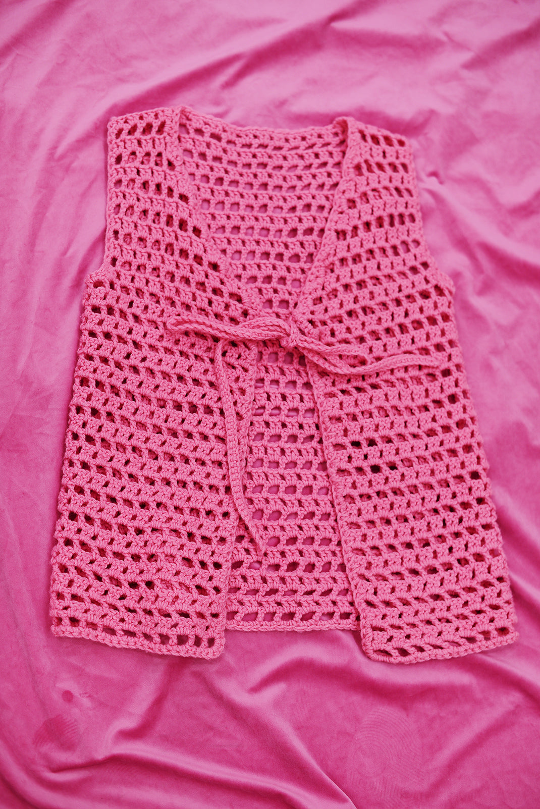 Barbie crochet vest
