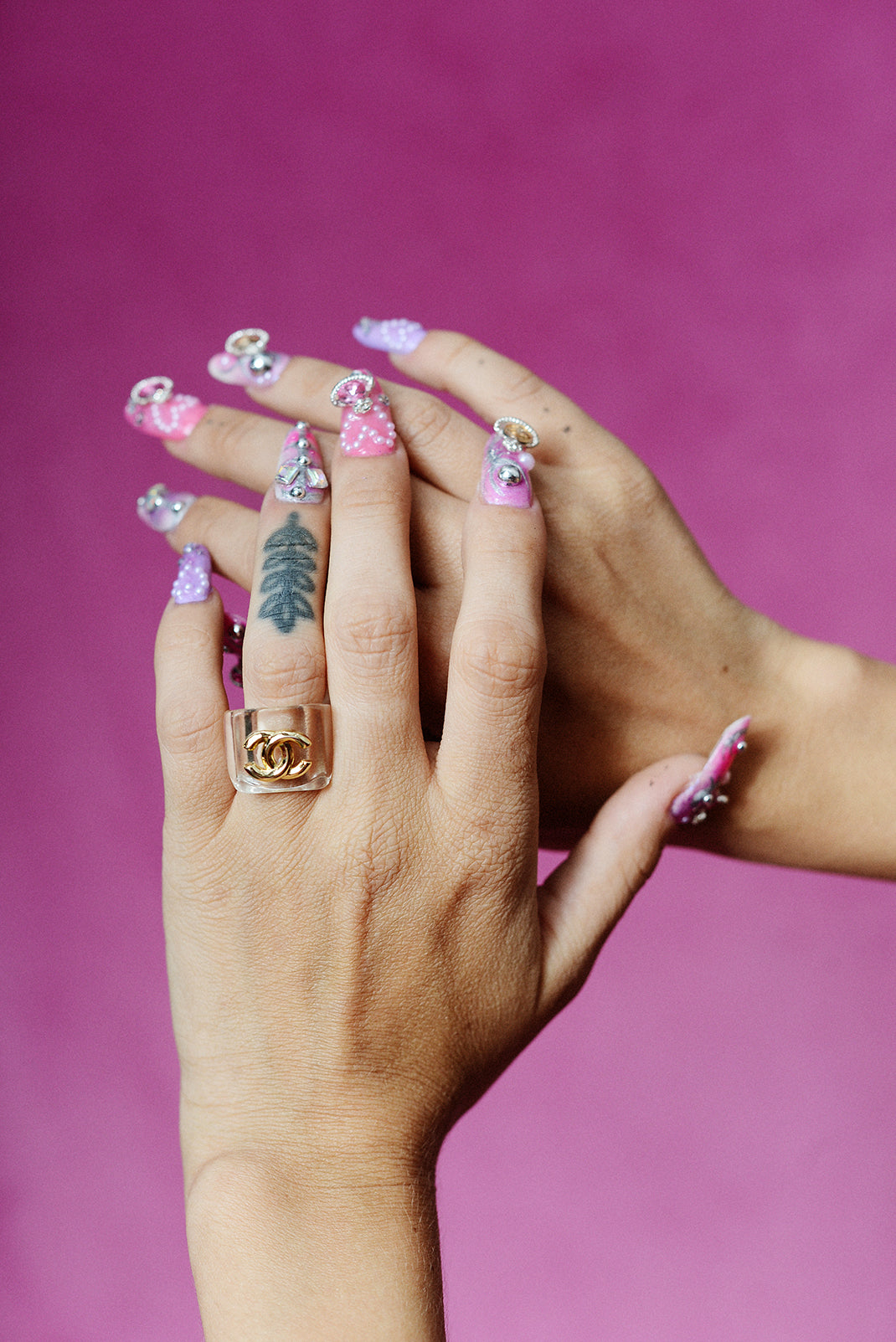 CHANEL vintage bootleg Ring