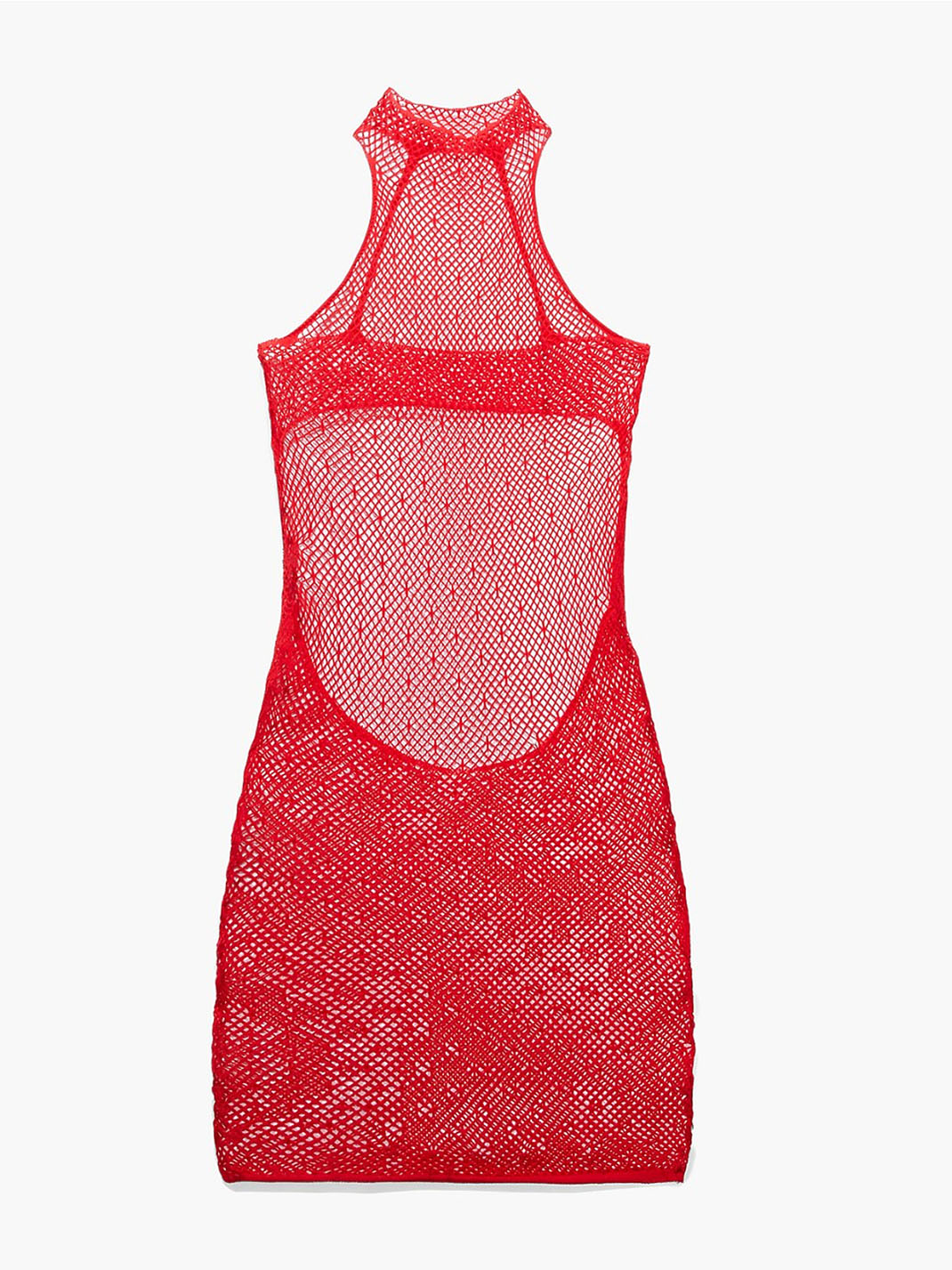 V day Mock neck fishnet slip by FENTI