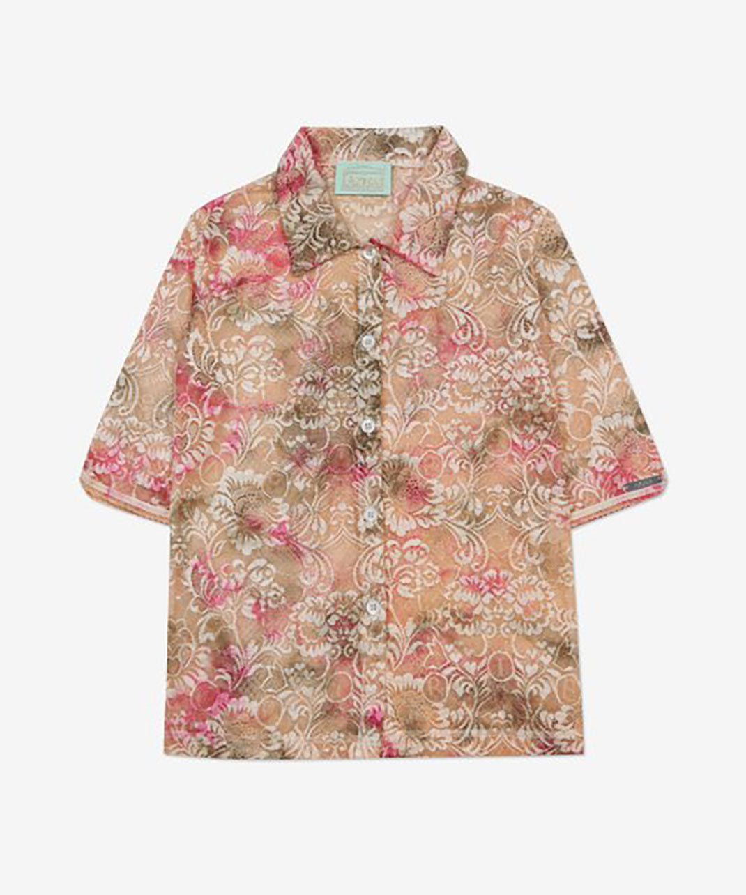 Aries lace shirt in neutrals