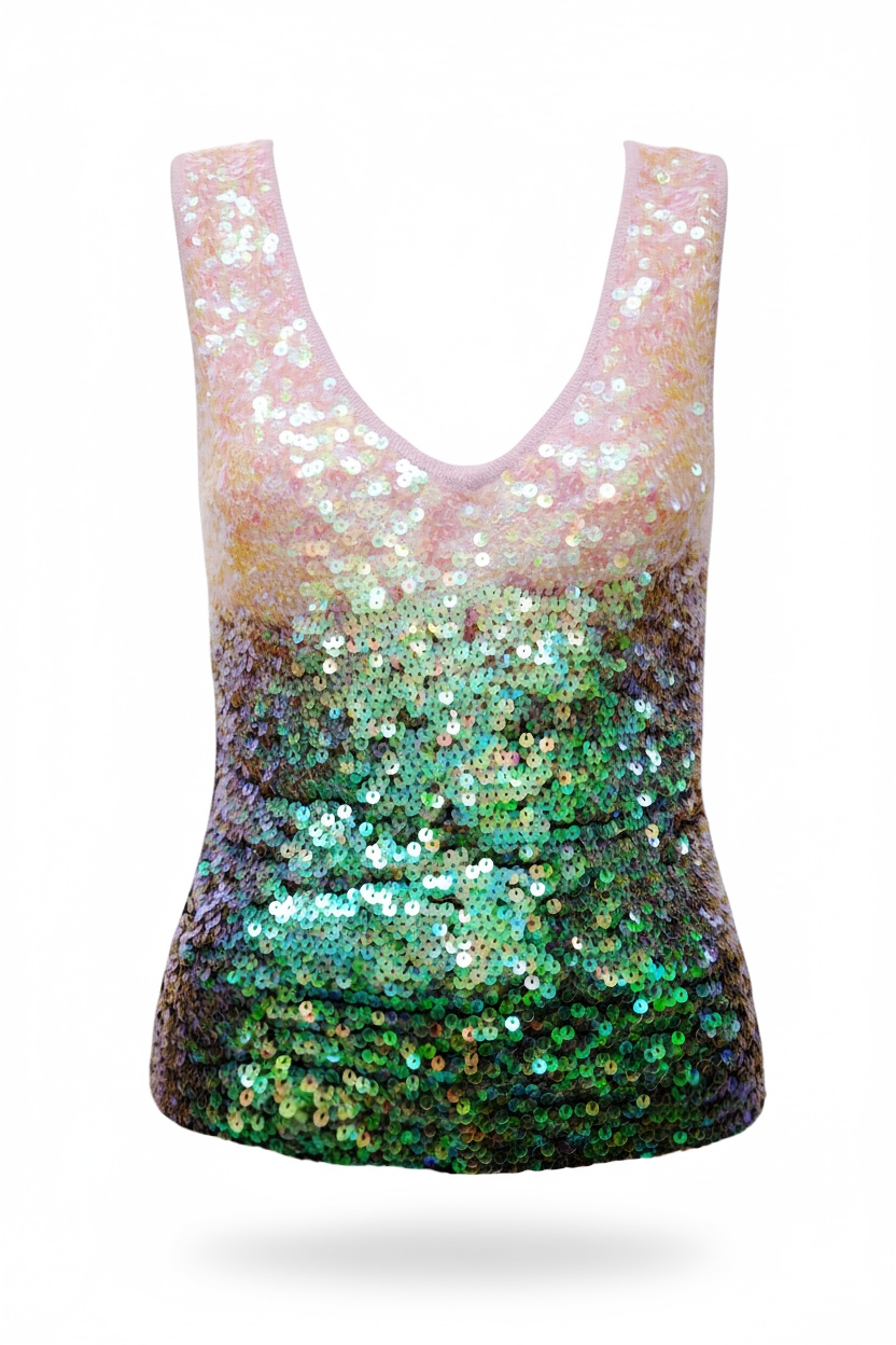 Stunning mohair sequin combo