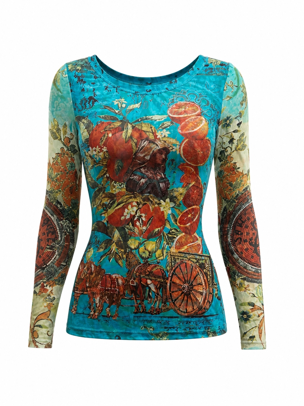 SAVE THE QUEEN iconic mesh top in size Small
