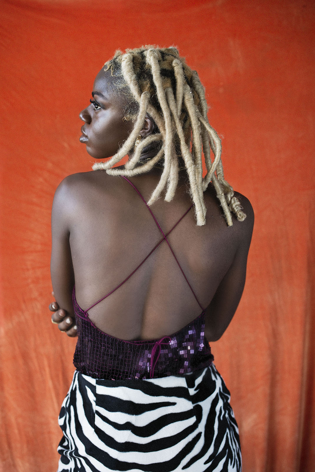 DKNY sequin/silk top vintage