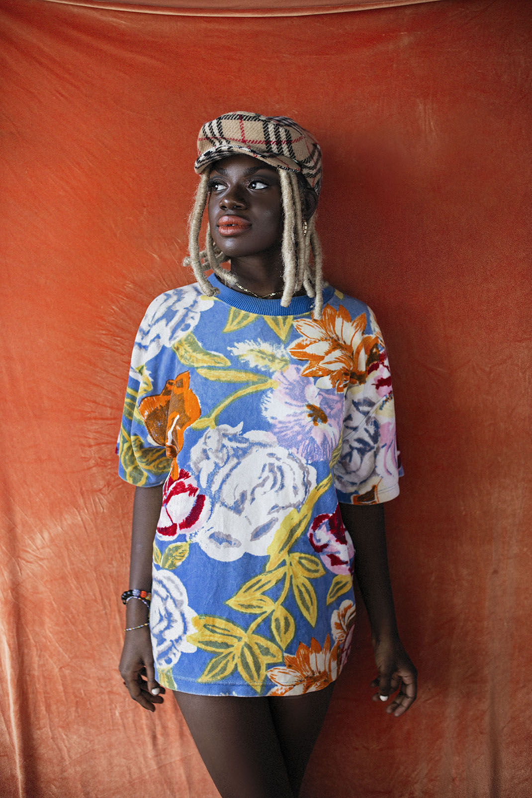 60s ORIENTED VELOUR TSHIRT