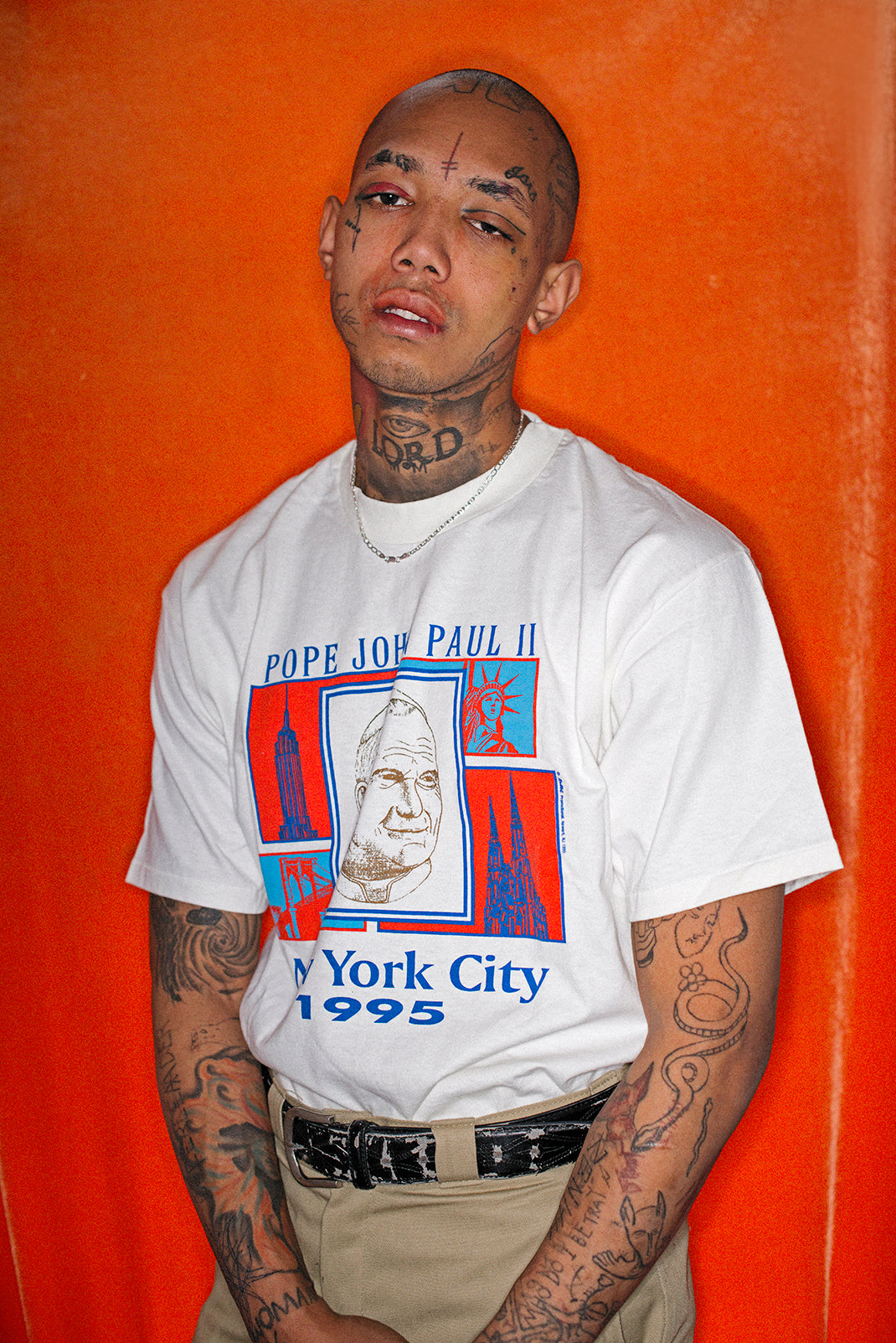 POPE JOHN PAUL II polish pope vintage t-shirt