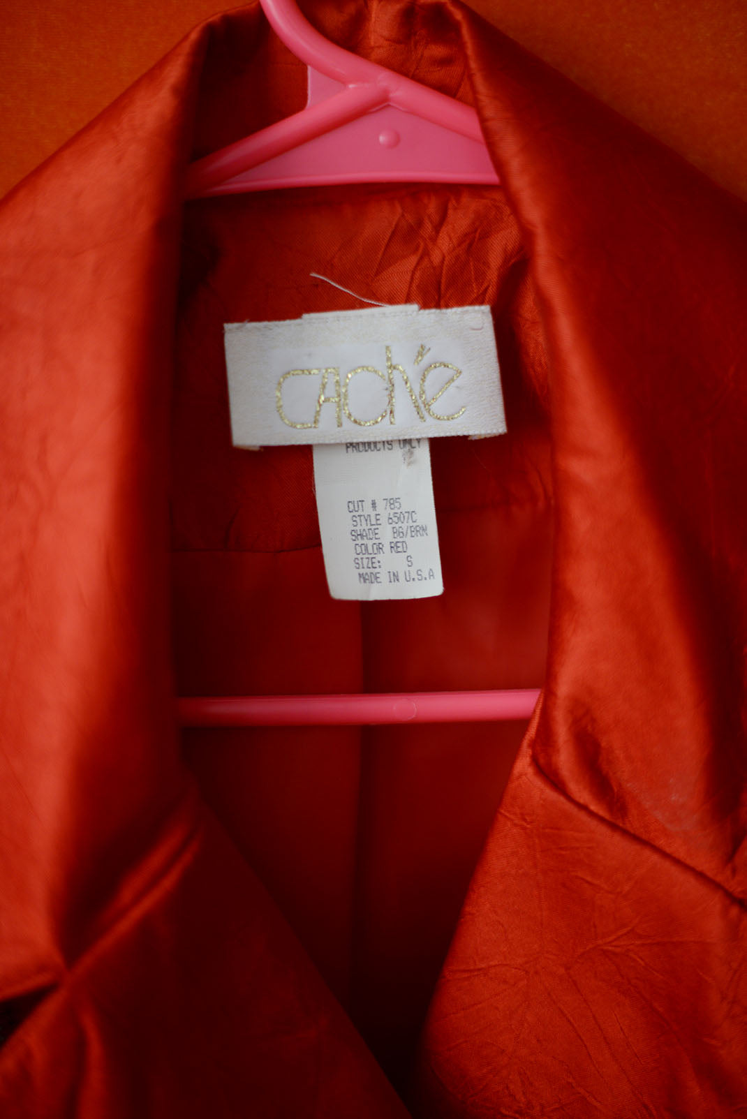 CACHE red vintage jacket
