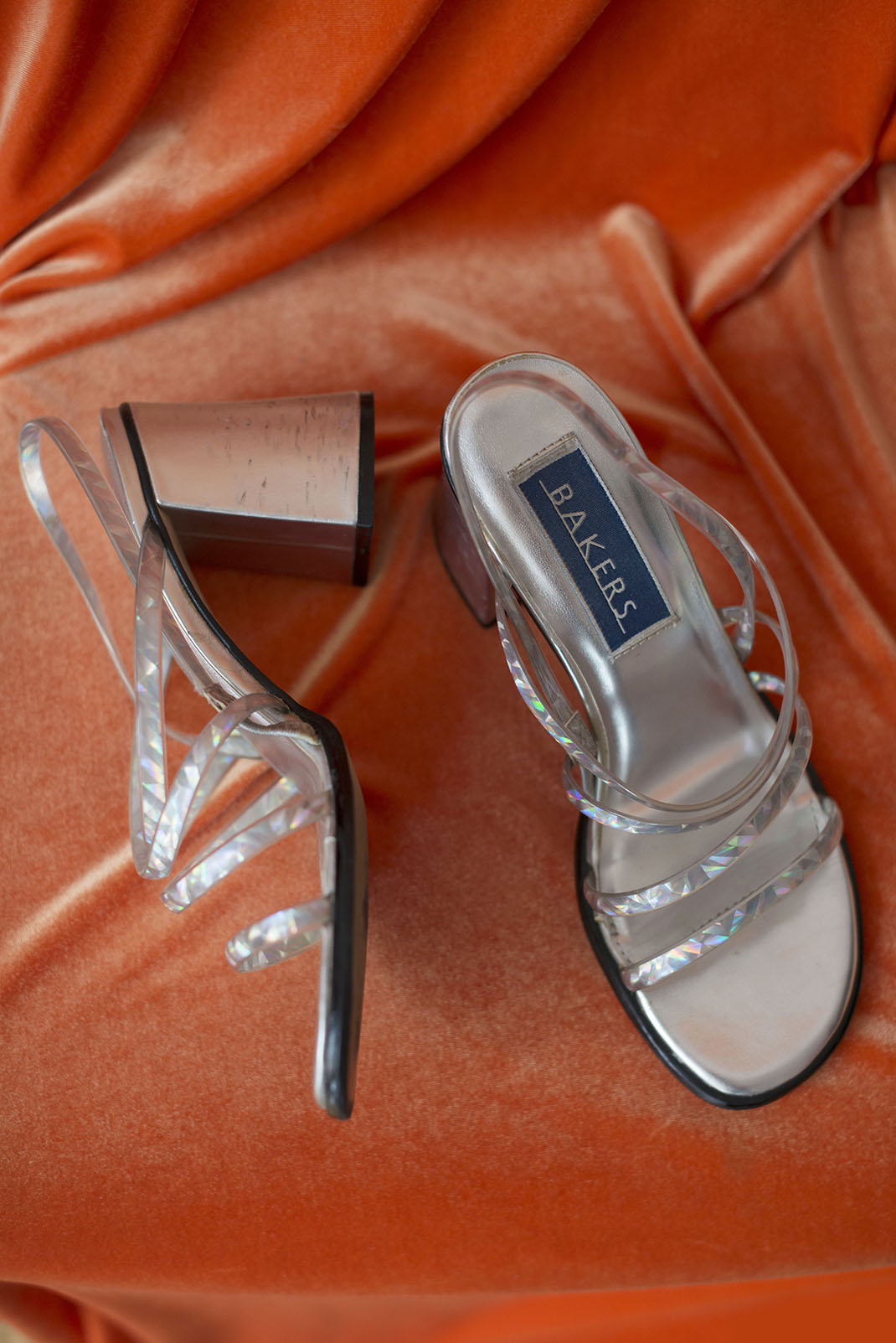 hollogram sandals from '90s