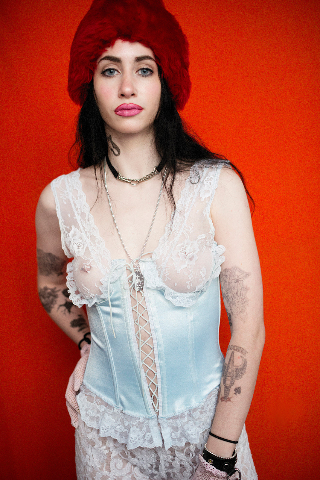 BABY BLUE CORSET