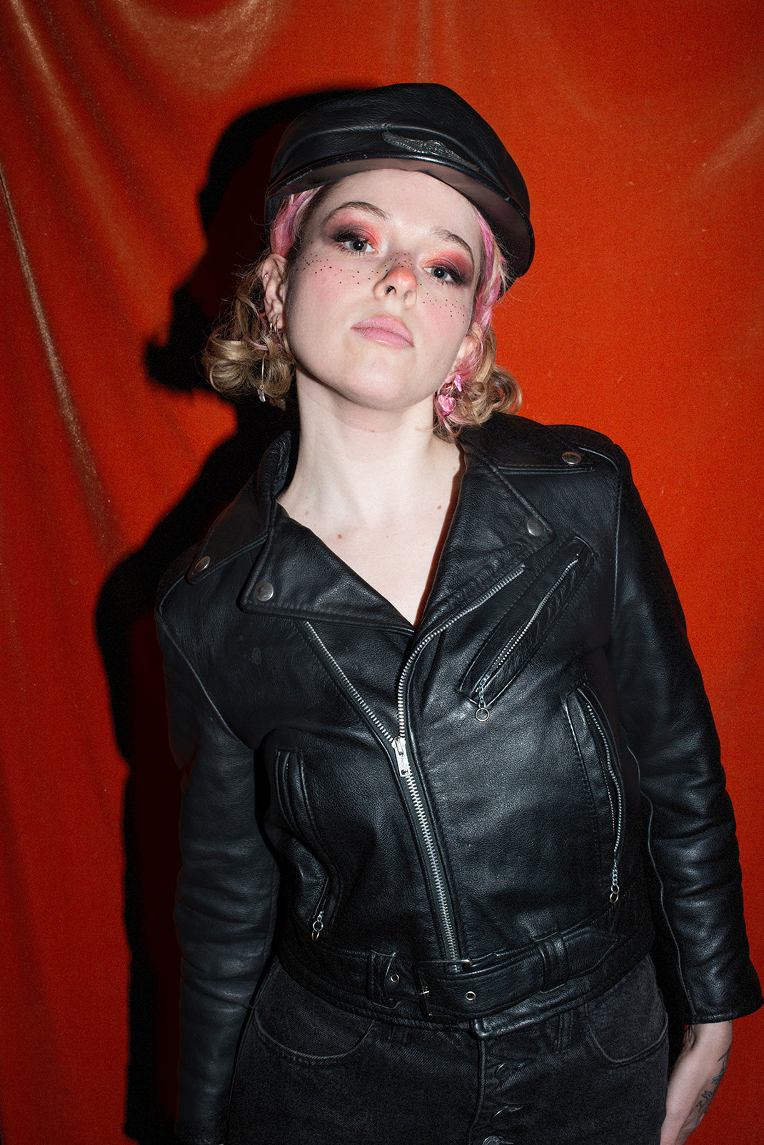 HARLEY DAVIDSON leather hat