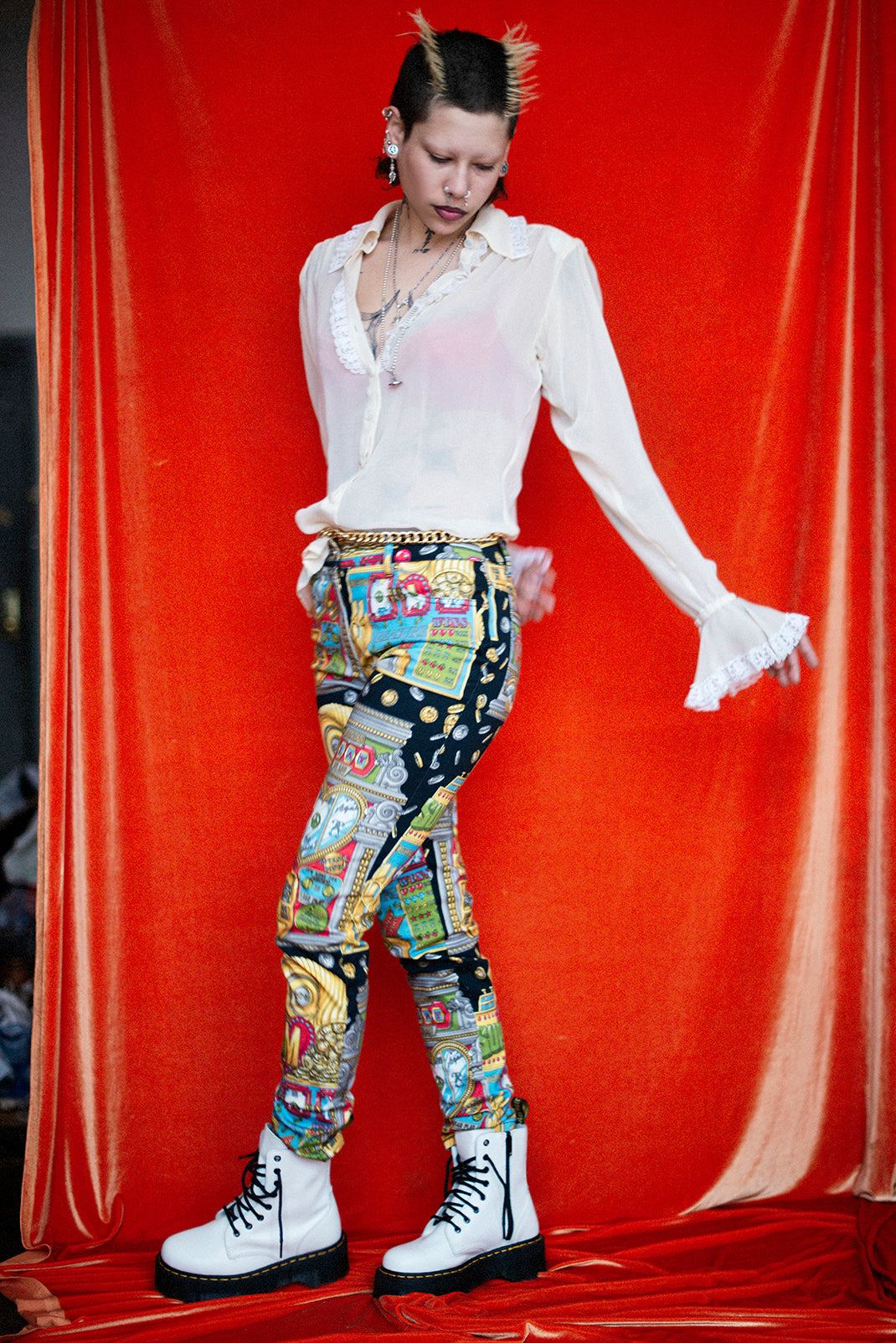 YSL vintage stunning blouse