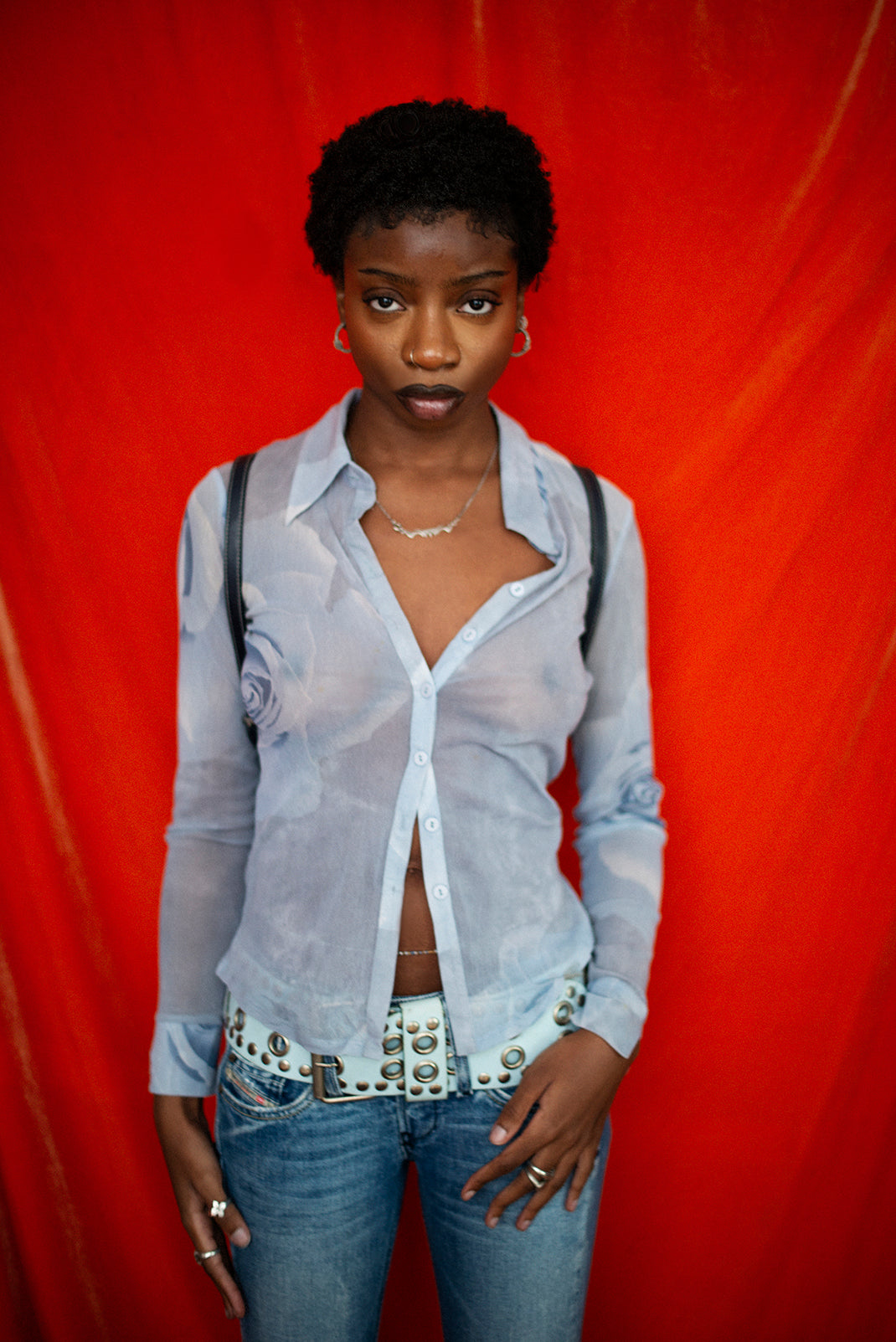 BEBE mesh top vintage