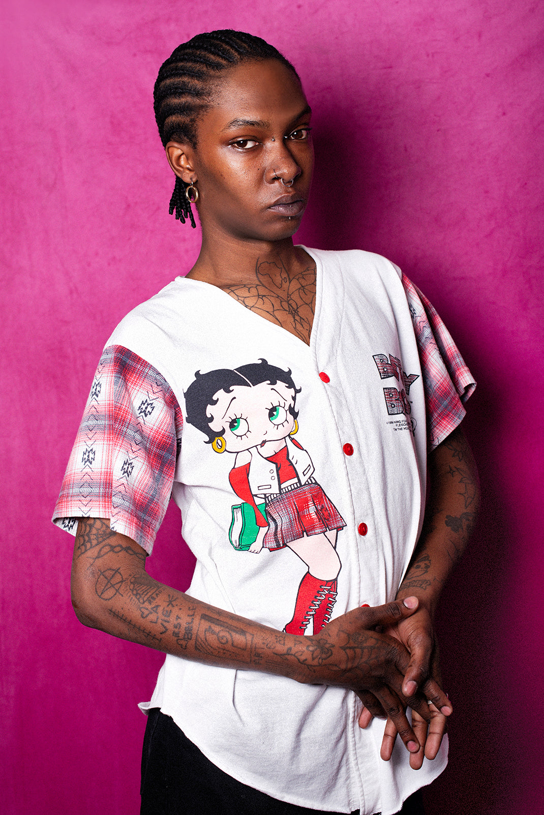 Like jersey vintage tee w Betty Boop