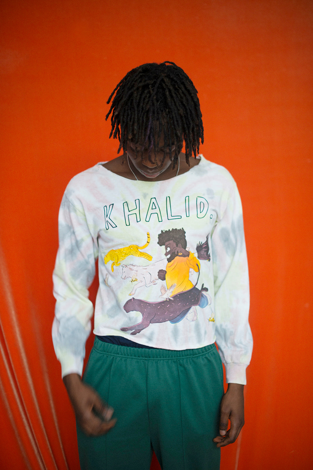 KHALID distressed tour shirt