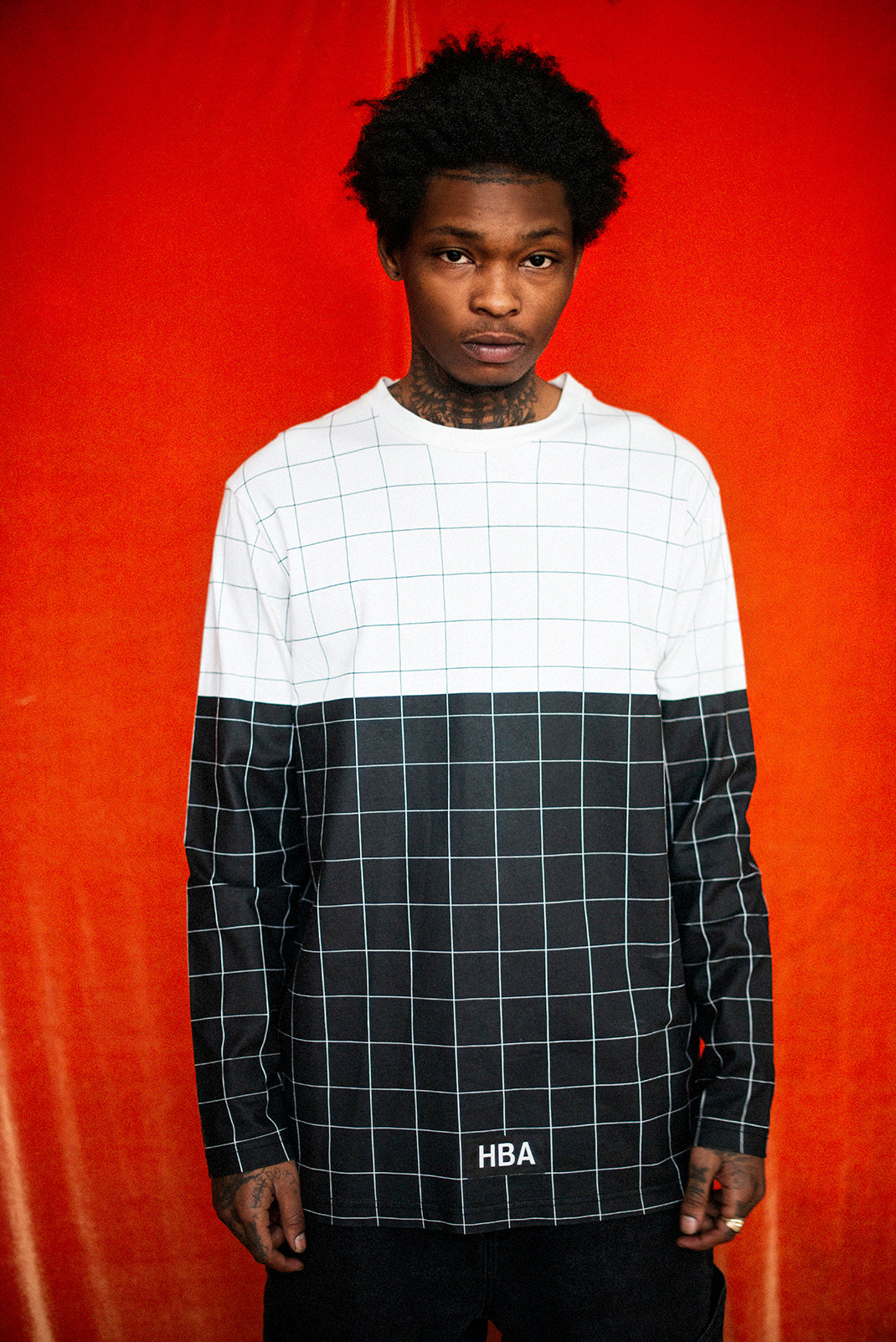 hba dress shirt Hood By Air HBA Logo Shirt Mens Medium White Cotton Streetwear Embroidered