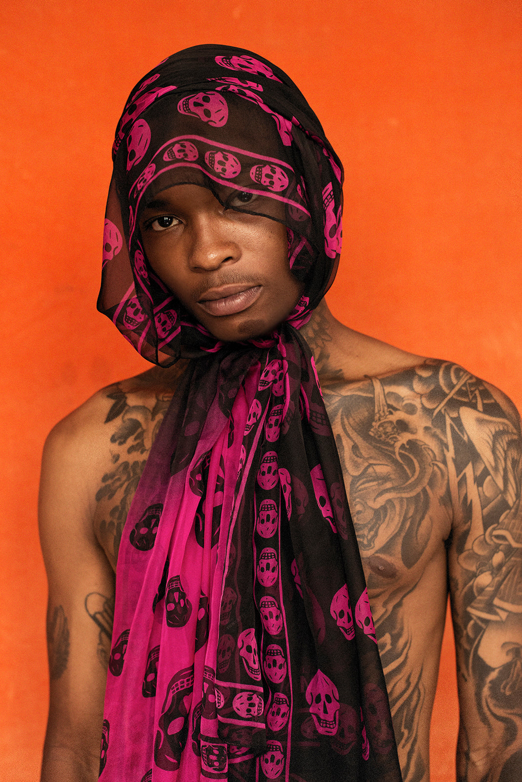 Alexander Mcqueen skull scarf