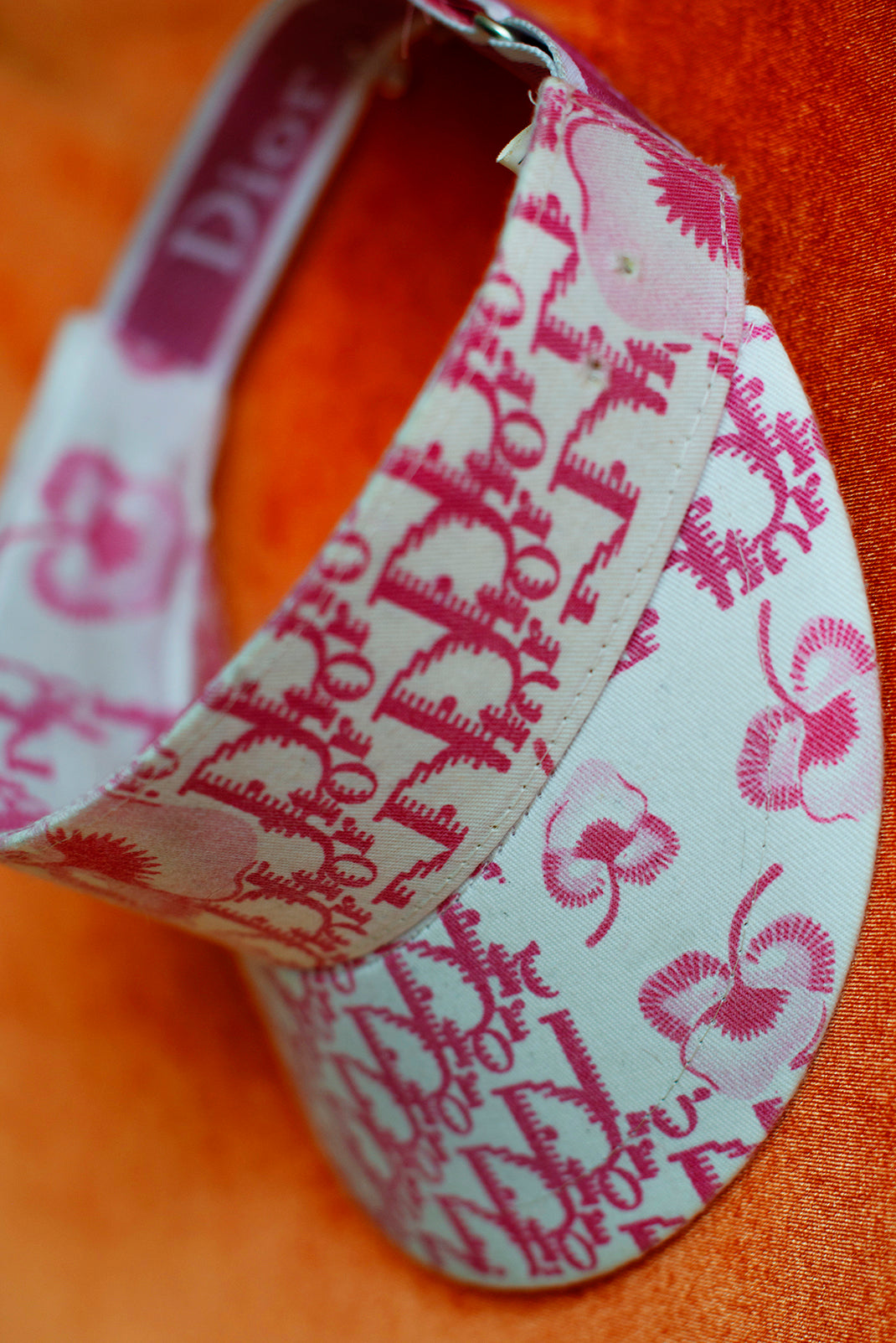 Christian Dior vintage monogram visor