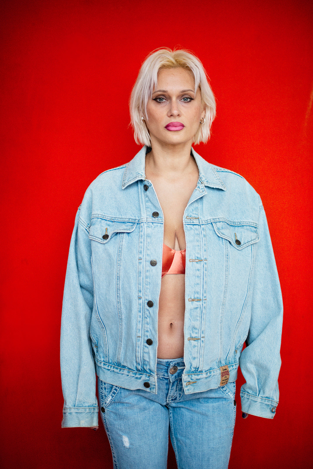 Looney tunes vintage denim jacket