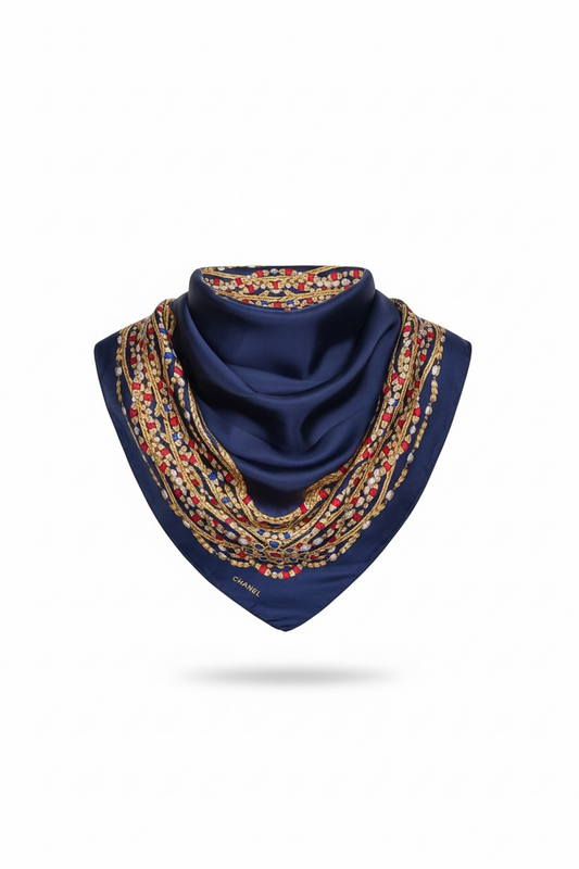 Vintage CHANEL silk scarf