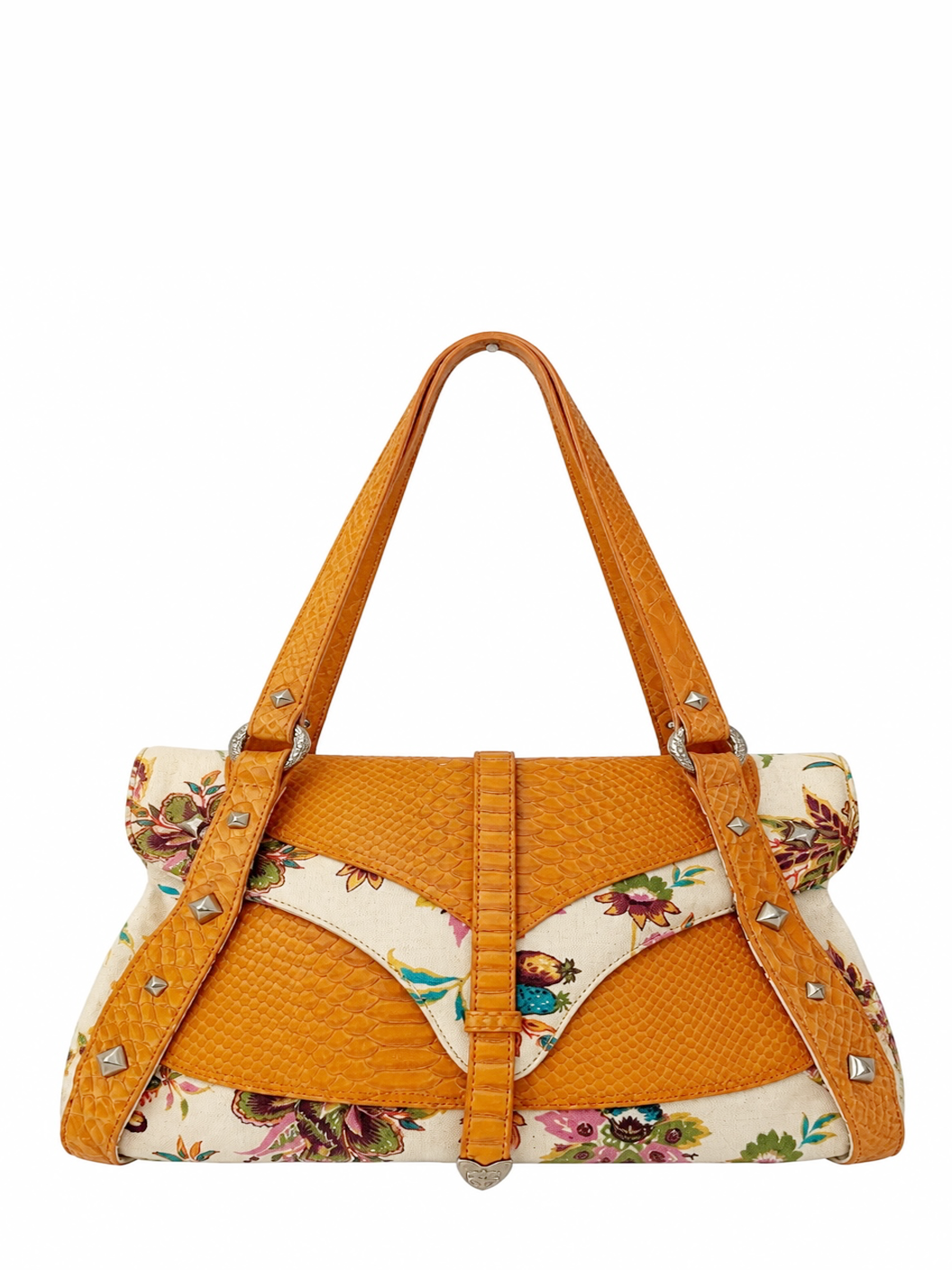 Roberto Cavalli freedom canvas bag