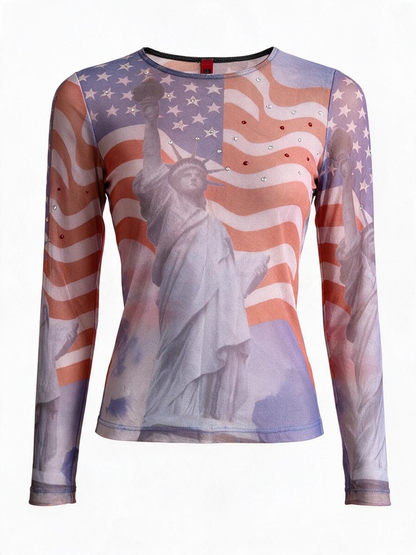 JUST IN TIME super rare mesh top in Size: Small