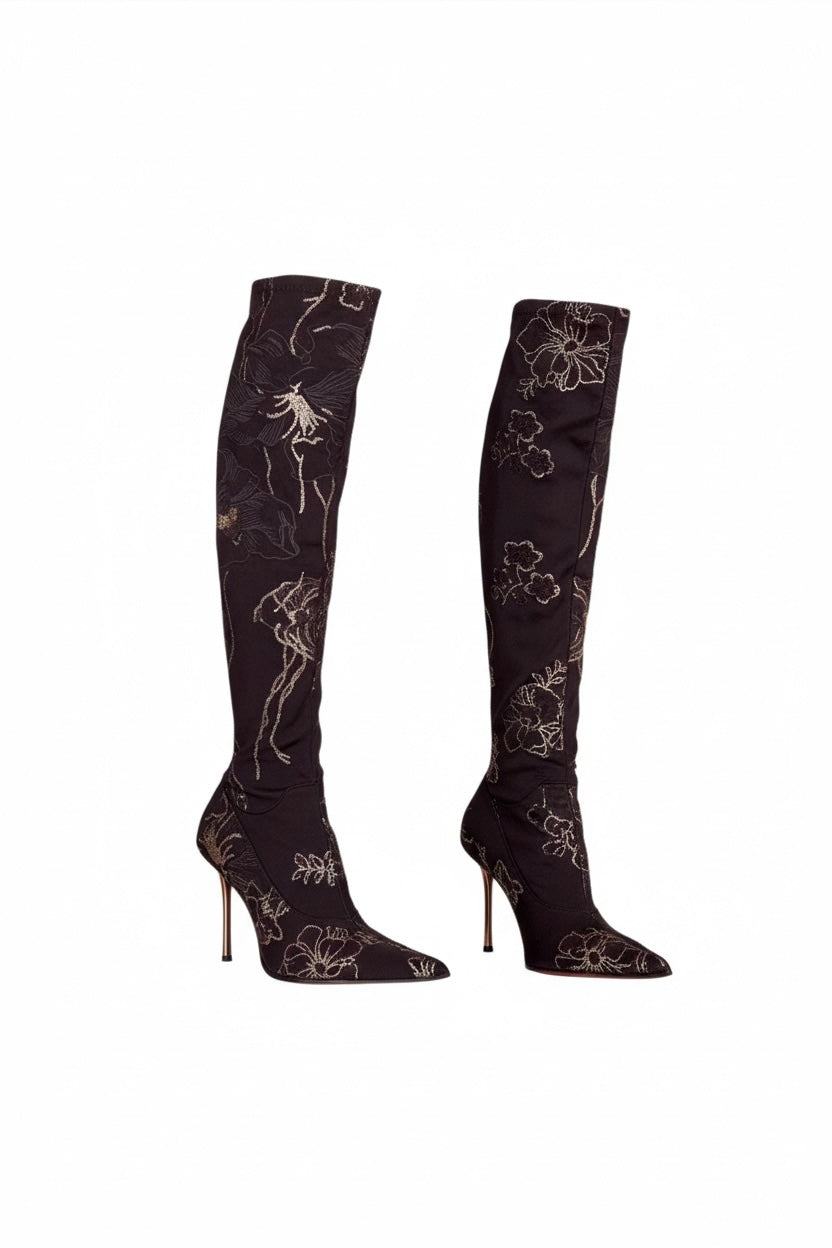 Italian boots with glitter in size 37