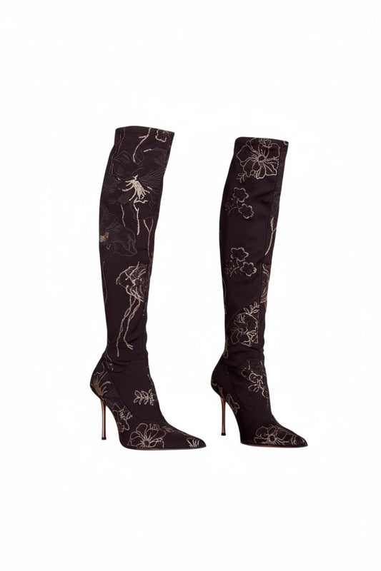 Italian boots with glitter in size 37