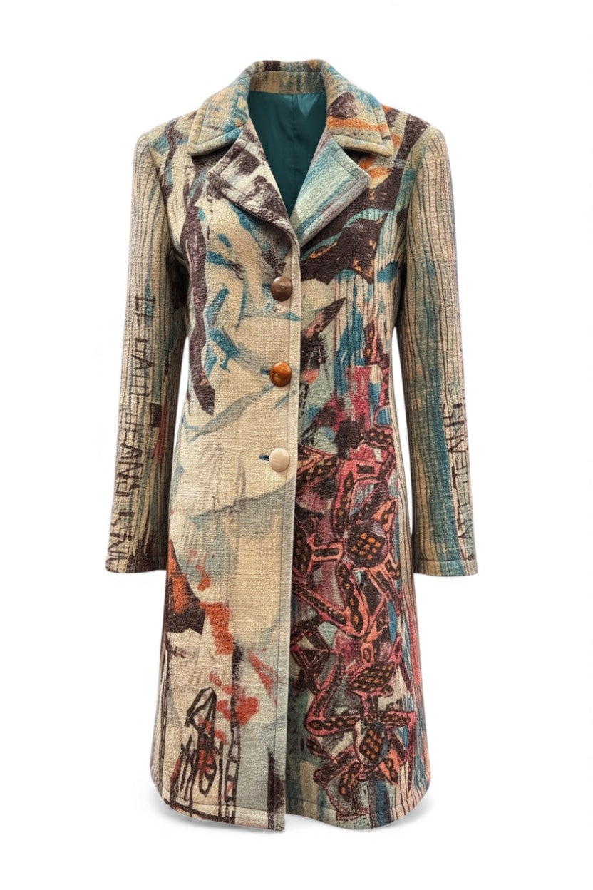 Legatte jeans wool coat