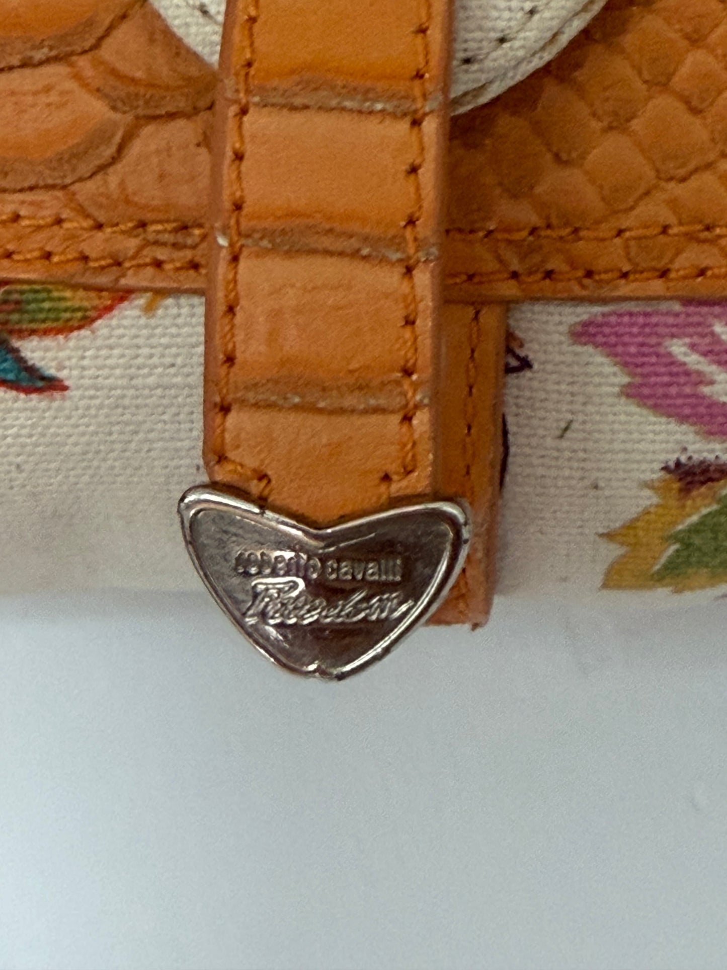 Roberto Cavalli freedom canvas bag