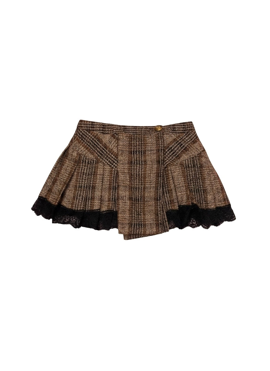Dolce & Gabbana pleated wool skirt in size M