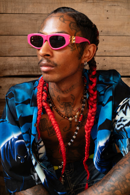 BALENCIAGA Barbie pink sunglasses