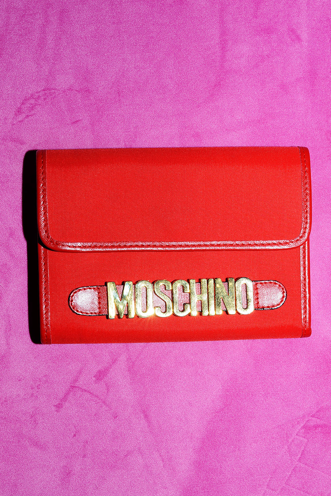 RED WALLET MOSCHINO