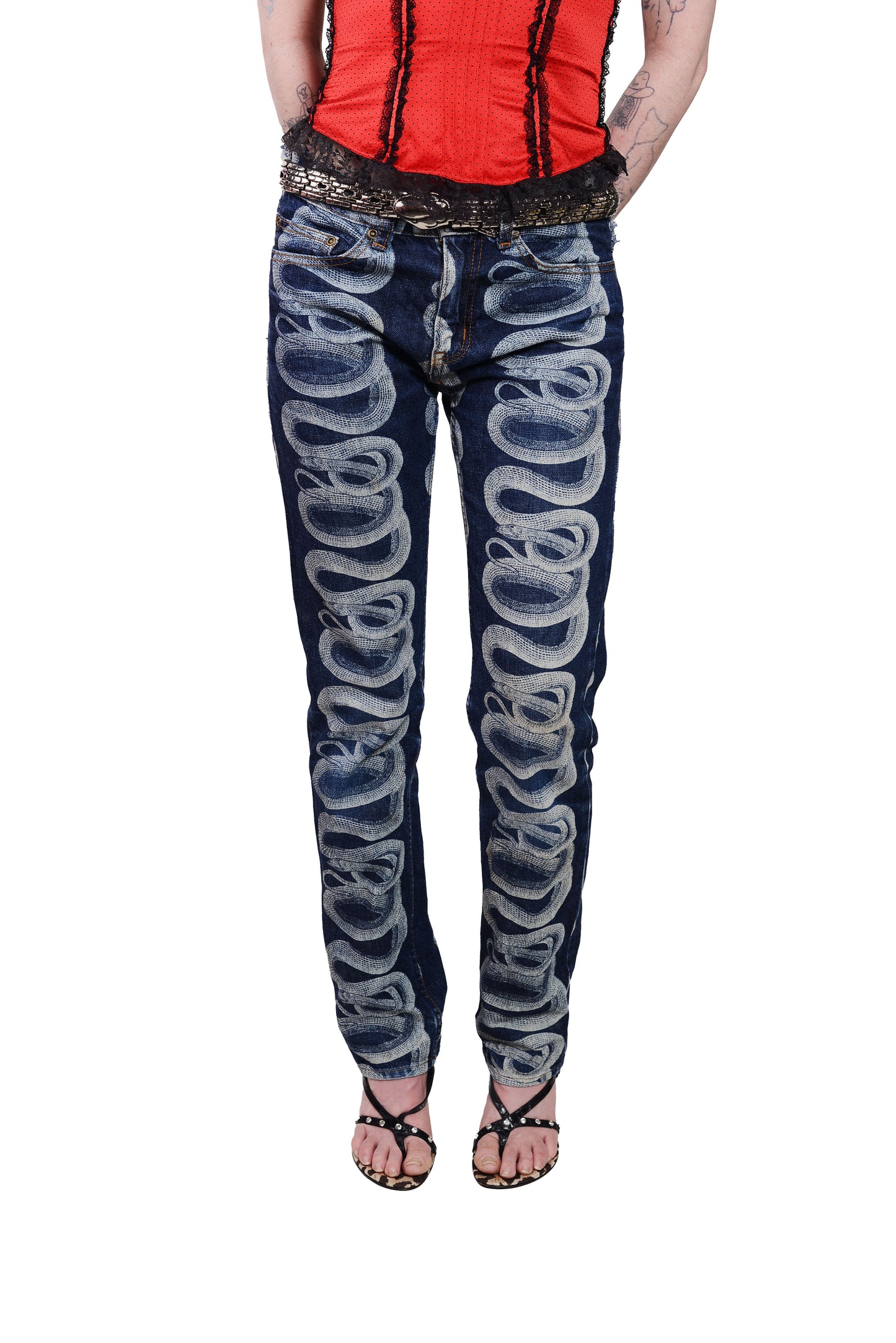 HYSTERIC GLAMOUR iconic snake pants