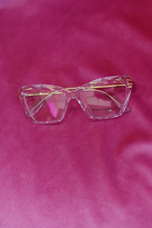 DOLCE & GABBANA crystal frames glasses