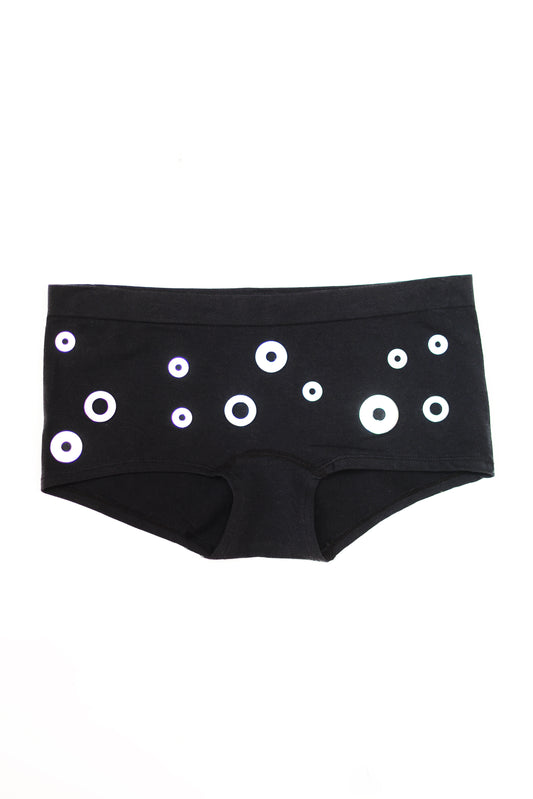 Shorts with metal hardware by Alie