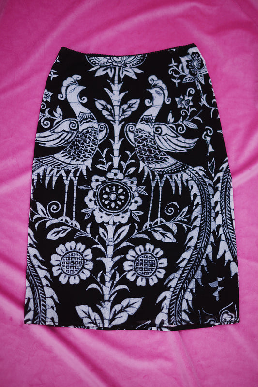 VIVIENNE TAM vintage mesh skirt 90s RUNWAY