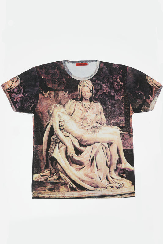 Cowboy & Angels pieta t-shirt in size M