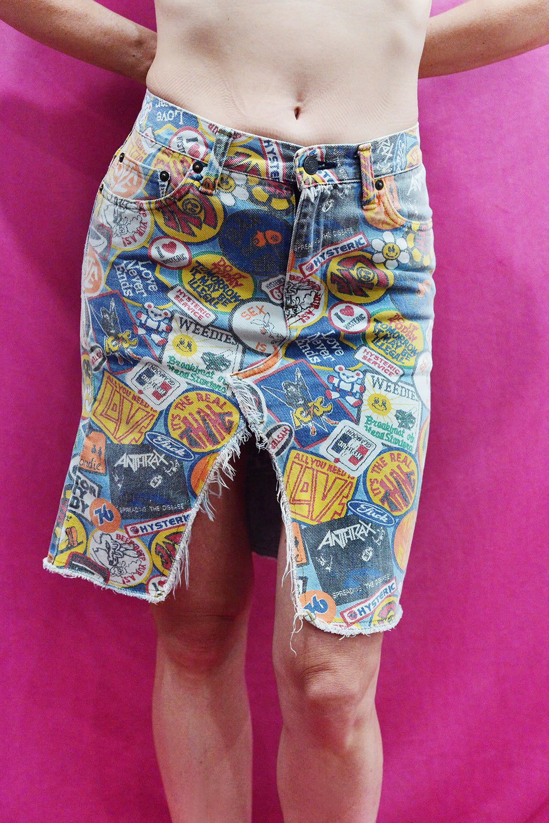 HYSTERIC GLAMOUR RARE AF printed skirt