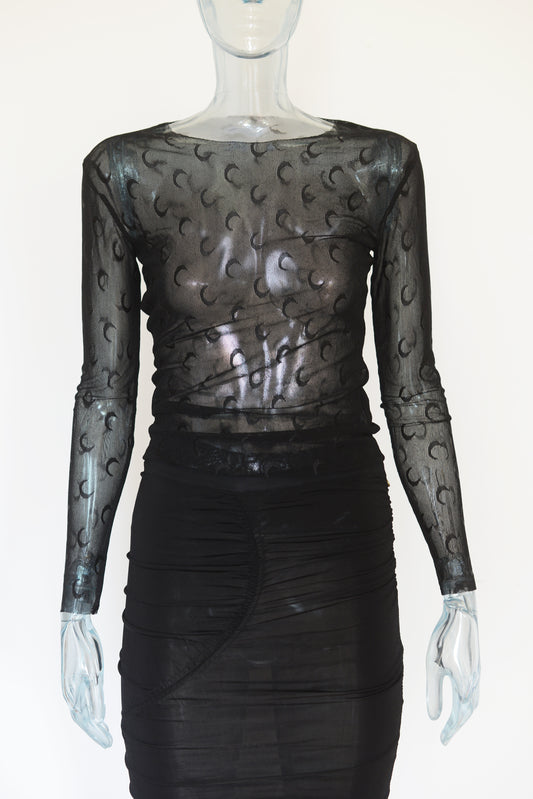 Marine Sappe mesh top in size M
