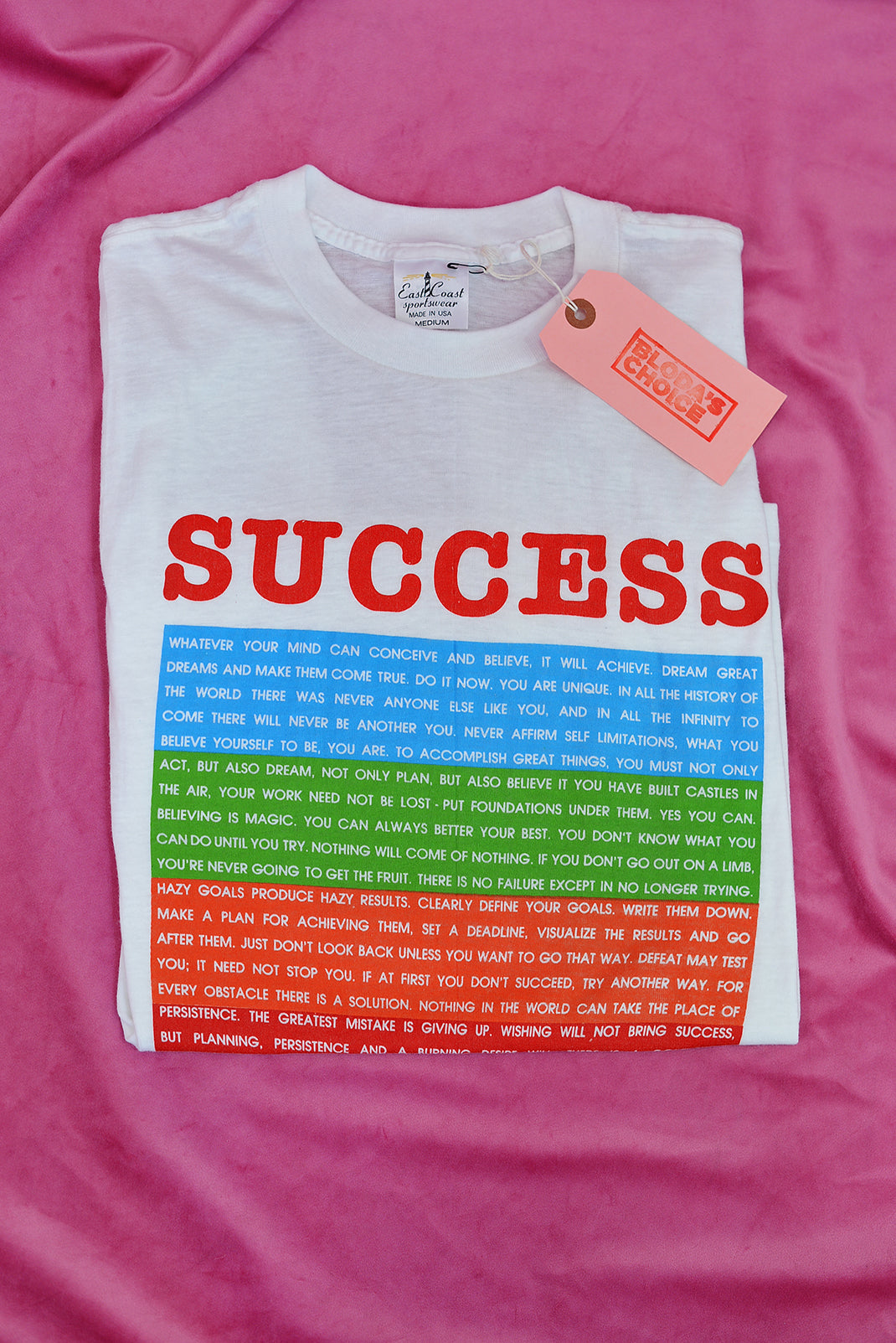 Vintage one per kind SUCCESS t-shirt